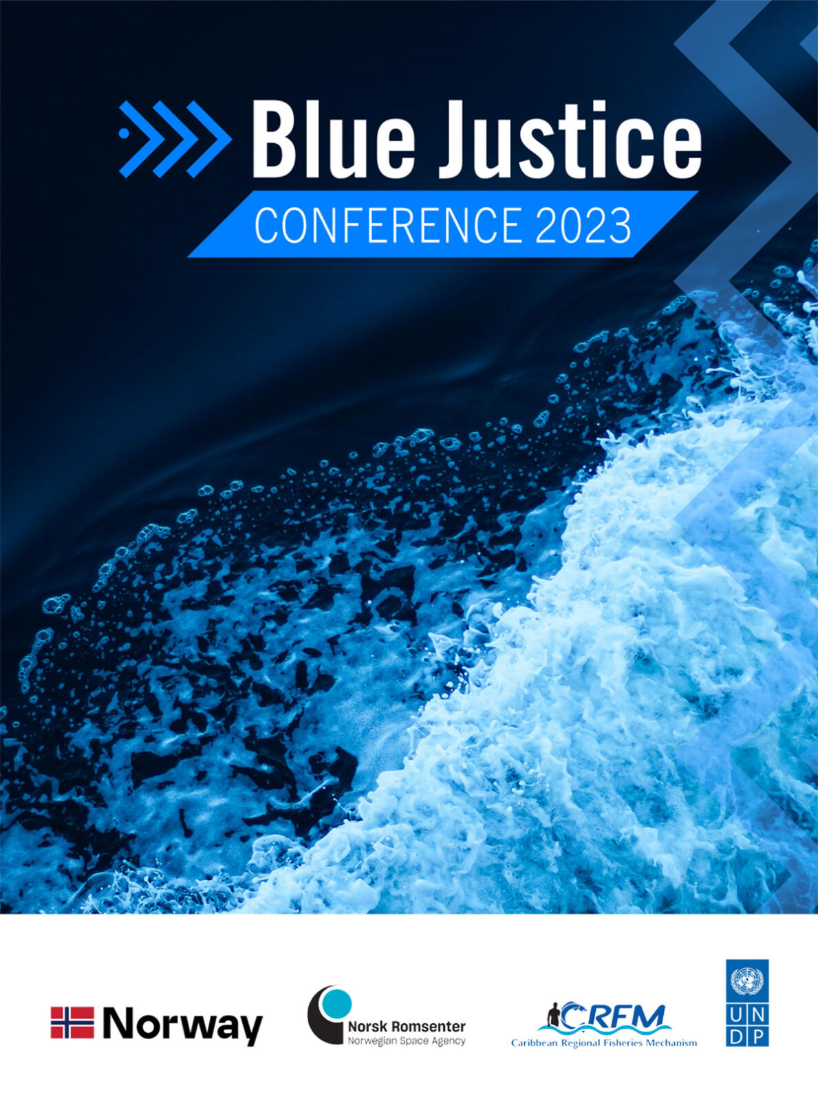 The Blue Justice Conference 2023 mark with partner logos
